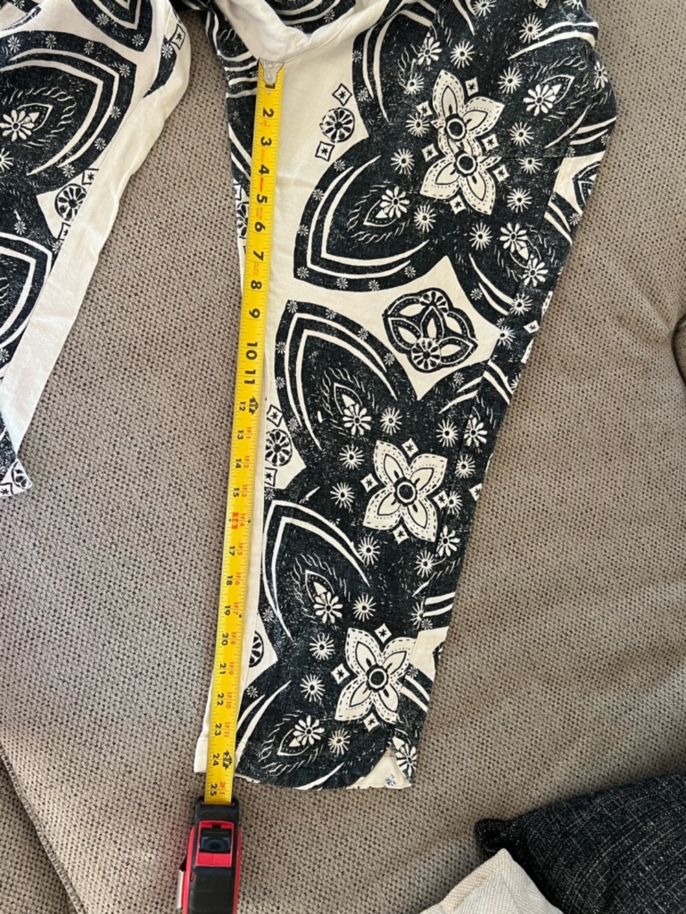 Pilcro Anthropology Floral Print Drawstring Pants - Picture 8 of 8